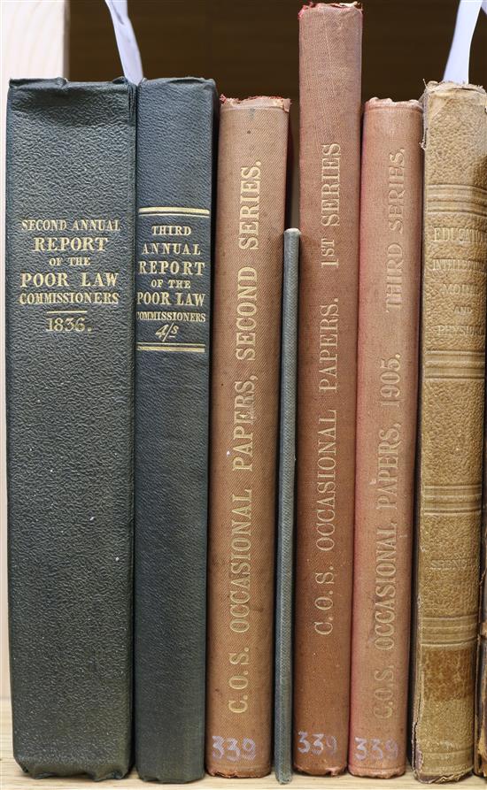 Poor Law Communications, Second and Third Annual Reports for 1836-37, 8vo, cloth, London 1836-37 and